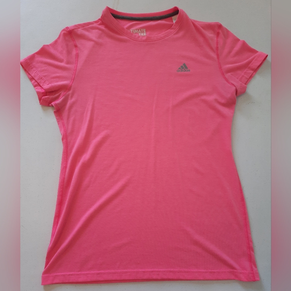 Adidas Ultimate Tee in Vibrant Pink